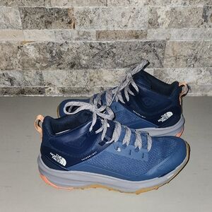 The North Face Hiking  Blue and Orange Sneakers Brand New